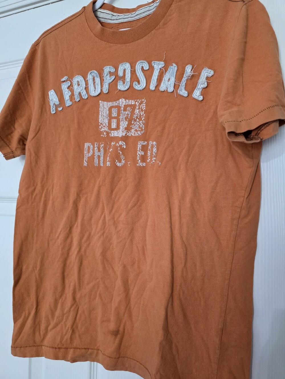 Vintage Aéropostale Athletic Department graphic t-shirt distressed 87 Phys. Ed